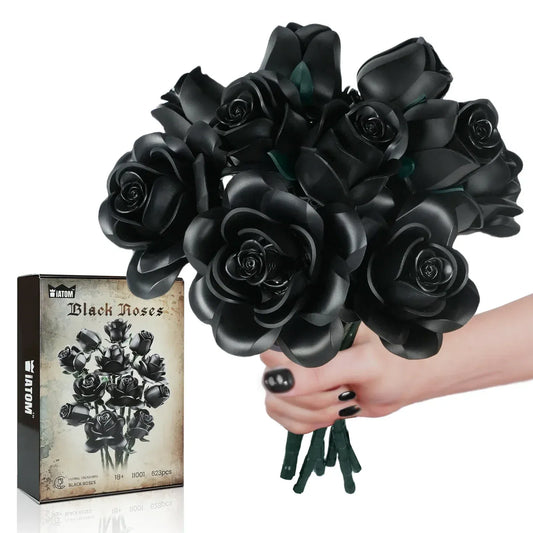 Black Lego Roses (SALE ENDS MIDNIGHT)