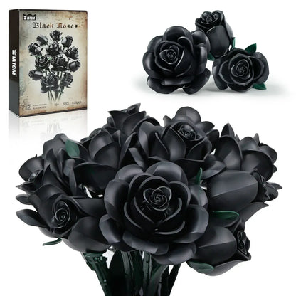 Black Lego Roses (SALE ENDS MIDNIGHT)